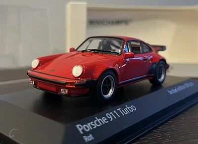 Porsche 911 Turbo 1 43 3.3 Minichamps Red, Rot ! 1 Of 500! - Immagine 1 di 4