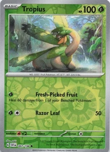 Tropius Common SV01: Scarlet & Violet Base Set 007/198 NM Reverse Holo - Picture 1 of 2