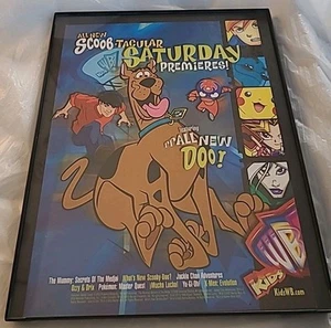 What's New Scooby-Doo WB Kids Print Ad 2003 Framed 8.5X11 - Picture 1 of 1
