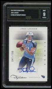 2011 Panini Prime Signatures #240 Jake Locker GMA 9 #/199 - Bild 1 von 2
