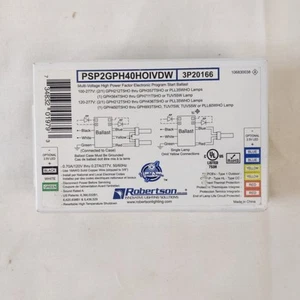 BALASTRO DE ILUMINACIÓN ROBERTSON PSP2GPH40HOIVDW 3P20166 - Imagen 1 de 4