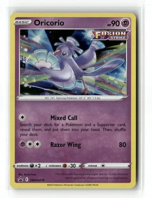 Oricorio - cosmos Holo Promo SWSH: Sword & Shield Promo Cards SWSH210 NM - Image 1 of 2