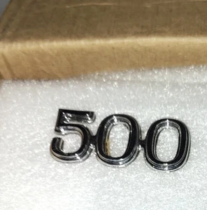 Nuevo de Lote Original Par Ford Galaxie 500 Cromo Emblema Insignia Set D0AB-62291C00-A - Imagen 1 de 3