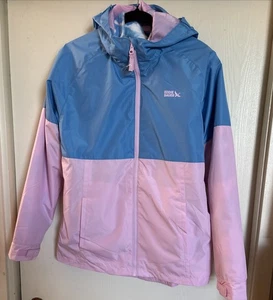Eddie Bauer 3-in-1 Jacke Mädchen XL rosa blau Kapuze wasserabweisend Vintage rosa - Bild 1 von 8