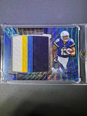 2013 Bowman Sterling Keenan Allen RC Jumbo 5-Color Patch Blue Wave Refractor /✅ - Image 1 of 4