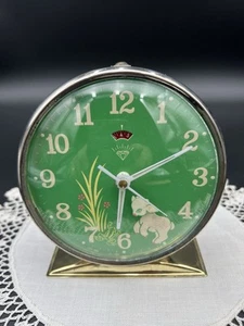 Vtg Shanghai Diamond Alarm Clock With Animated Lamb And Hands That Glow, 1970’s - Picture 1 of 5