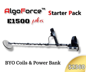 AlgoForce E1500 Plus Metal Detector Starter Pack - Picture 1 of 6