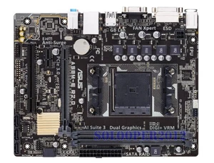 ASUS A58M-E R2.0 Socket FM2/FM2+ AMD A58 32GB VGA DDR3 Micro ATX Motherboard - Picture 1 of 5