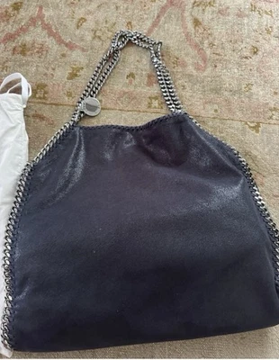 Stella McCartney Falabella Navy Tote Excellent Condition. - Image 1 of 4