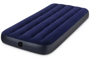 Intex Single Classic Downy Airbed Inflatable Mattress Travel Camping 76cm - Picture 1 of 3
