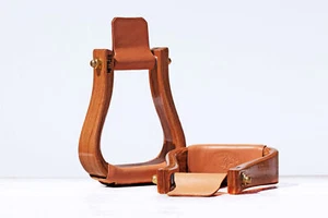 Nettles The Flatbottom Premium Western Stirrup - Picture 1 of 6