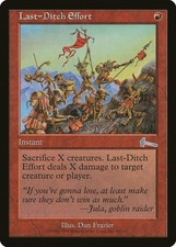 Last-Ditch Effort Urza's Legacy PLD Red Uncommon MAGIC MTG CARD ABUGames