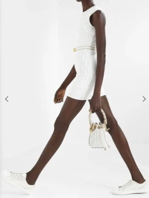 Fendi Mon Tresor White Canvas FF Mini Bag - BNWT - Image 1 of 4