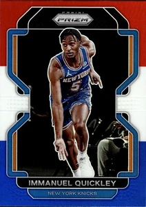 2021-22 Panini Prizm - Immanuel Quickley #129 Red White & Blue Prizm - Picture 1 of 2