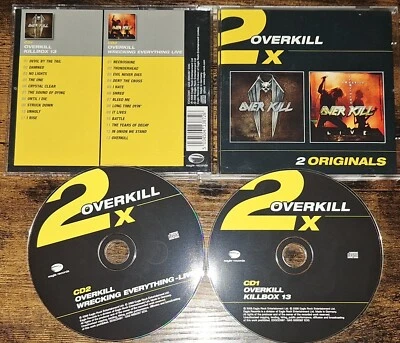 OVERKILL - KILLBOX 13 + WRECKING EVERYTHING LIVE  2-CD-Set - Bild 1 von 2