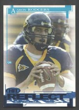 2005 SAGE HIT Football Reflect Blue #R8 Aaron Rodgers RC