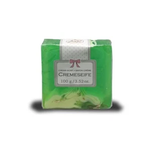 Seife „Lemongrass“ 100g Grün Vegan BadeFee Glycerinseifen - Bild 1 von 3