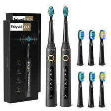 Best Ab Electric Toothbrushes - Fairywill Electric Toothbrush 2 Handles & 8 Replacement Review 