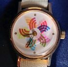 Avon Rainbow Leather Band Watch Untested Never Worn