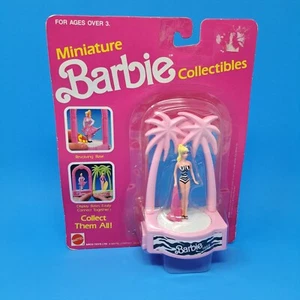 VINTAGE MATTEL 1990 BATHING BEAUTY BARBIE 1959 MINIATURE COLLECTIBLE SEALED NEW - Picture 1 of 16