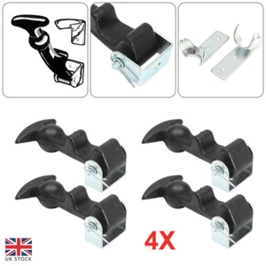 4pcs Rubber Bonnet Catch Strap Latch Panel Fastener Car Horsebox Trailer 112mm - Picture 1 of 12
