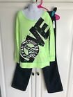 New Girls Old Navy Jeans Size 8 with Justice Shirt Size 8 Bright Green
