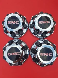4pcs. GMC Sierra Yukon VAN 1500 2500 3500 16" Wheel Center Caps Hub 8 Lug CAPS. - Picture 1 of 3