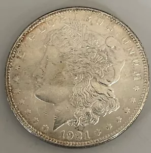 1921-D U.S. Denver Mint Morgan Silver Dollar - Picture 1 of 2