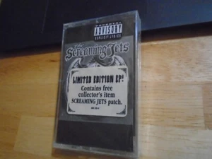 SEALED RARE L.E. Screaming Jets CASSETTE TAPE f.r.c Australia ANGELS rock PATCH - Picture 1 of 2