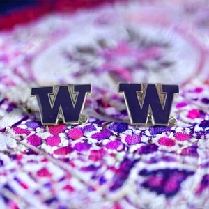 PENDIENTES WASHINGTON HUSKIES TEAM POST - Imagen 1 de 1