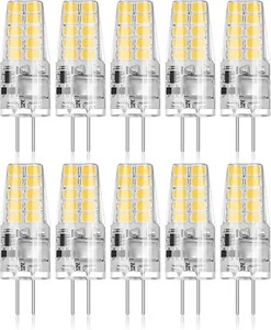 10PCS G4 LED Bi-pin Base Light Bulb COB Warm White Lamp 12V AC/DC Energy Saving - Picture 1 of 7