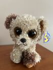 TY Beanie Boos - 6" ROOTBEER the Brown Dog solid eyes