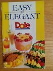 Cookbook Dole Easy to Elegant Dole Food Company Vintage 1988 Staplebound 96pp