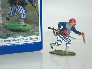 COLLECTORS SHOWCASE CS00864 LOUISIANA WHEATS TIGERS CHARGING WITH RIFLE + DAGGER - Picture 1 of 2