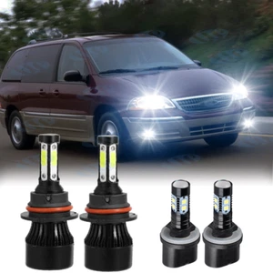 Combo de faros LED de alta/lo para Ford Windstar 1995-2003 6000 k 4 piezas - Imagen 1 de 12