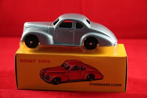 DINKY TOYS / ATLAS ref.24O STUDEBAKER COUPE + CARD + CERTIFICATE - Picture 1 of 3