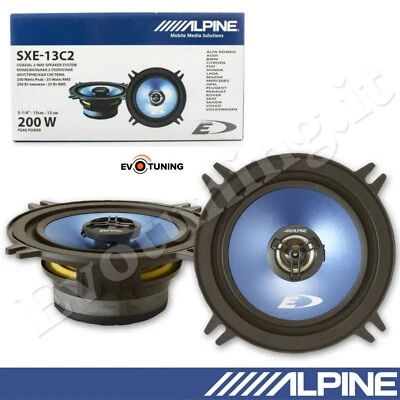 Nuove ALPINE SXE-13C2 Blu Kit Casse Altoparlanti Auto Coassiali 2Vie 130mm 13 cm - Immagine 1 di 4