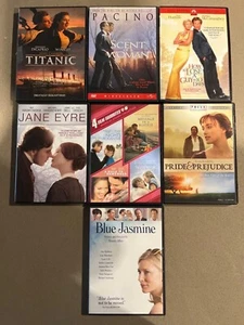 dvds lot, Titanic, Jane Eyre, Nicholas Sparks, romance, drama, 10 movies - Picture 1 of 2