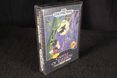 Sega Genesis Castle of Illusion Starring Mickey Mouse CIB no manual vintage 1990 - Image 1 of 4