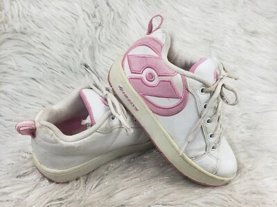HEELYS 7444 White Pink Skate Shoes Size Youth 2 / 33 - Image 1 of 4