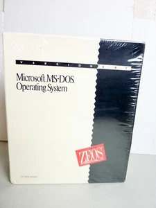 Microsoft MS-DOS 4.01 Operating System Version 5.25 Disks (SEALED) Zeos Branding - Picture 1 of 5