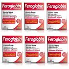 Vitabiotics Feroglobin Slow Release Iron Capsules - 6 Months Supply 30 Caps x 6