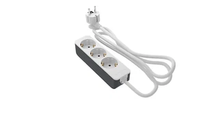 Type F - German Schuko 3 Gang Extension Leads, 1.5m Cable, 16A, 250 V ac - Picture 1 of 1