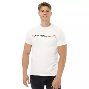 T-Shirt Uomo San Valentino -Regalo per Lei Lui -Amore Cuori Rossi -Romantica Carina - Foto 1 di 19