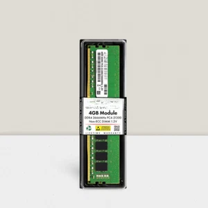 4GB DDR4 2666MHz UDIMM PC4-21300 CL19 Non-ECC Desktop RAM Memory Module - Picture 1 of 5