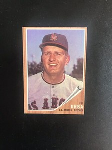 1962 TOPPS #96 ELI GRBA CALIF ANGELS— GOOD CORNERS💥*** (wph)