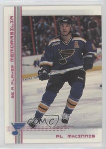 2000-01 ITG Be A Player Memorabilia Ruby /200 Al MacInnis #257 HOF