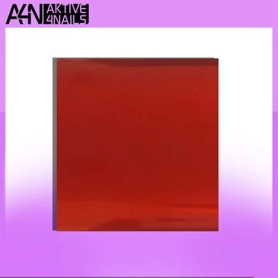 Nailart Folie ROT METALLIC Transferfolie Nagelfolie für Foliengel u. -kleber - Bild 1 von 2