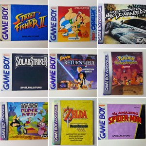 Nintendo GameBoy Classic Advance Color DS mode d'emploi sélection