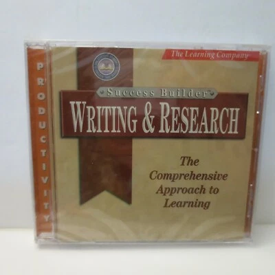 Writing & Research The Learning Center Success Builder Software 1997 CD ROM New - Image 1 of 2
